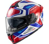 Premier Evoluzione RR 13 Casco, bianco-rosso-blu, taglia L per maschi