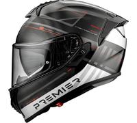 Premier Evoluzione SP, casco integrale XS male Opaco Nero/Argento/Rosso