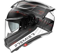 Premier Evoluzione SP, casco integrale XS male Opaco Nero/Bianco/Rosso