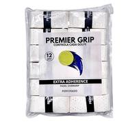 Premier Grip® Grip Padel | Overgrip Padel | Grip bianco perforato | pacchetti 6/12 unità | Grip Racchetta | Massimo assorbimento del sudore | Nastro antiscivolo | Accessori Padel (12)