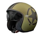 PREMIER Casco Jet VINTAGE STAR MILITARY BM aperto Taglia S