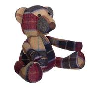 Premier Heritage Bear Large Door Stop, Polyester Fibre Filling, Polyester, Acrylic, Red