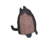 Premier Heritage Small Cat Door Stop, Polyester Fibre Filling/Acrylic/Polyester Green