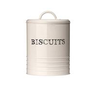 PREMIER Housewares 0507628 Sketch Contenitore per Biscotti, Metallo, Beige