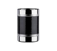 PREMIER Housewares 0507787 Rinfrescatore per Bottiglie in Acciaio Inossidabile Effetto Martellato Banda Nera