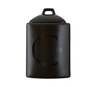 PREMIER Housewares 0721689 Barattolo per Il caffè con Scritta, Ceramica, Nero