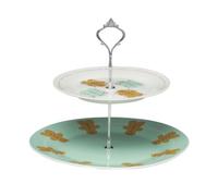 PREMIER Housewares 0722272 Piatto a 2 Piani per Dolci con Omino di Panpepato