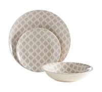 Premier Housewares 0723030 - Set di 12 dolomiti Maya, colore: Grigio/Bianco