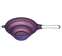 PREMIER Housewares 0804909 Colino Zing, Pieghevole in Silicone e Acciaio Inox, Viola