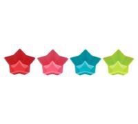 PREMIER Housewares 0804937 Set di 4 Stampi a Forma di Stella, Silicone