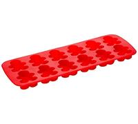 PREMIER Housewares 0804984 Stampo per 12 Dolci a Forma di Omino Panpepato in Silicone Antiaderente, Rosso
