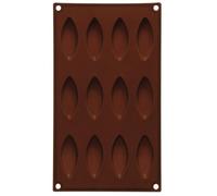 PREMIER Housewares 0804992 Stampo per 12 Cioccolatini a Forma di Occhio in Silicone Antiaderente, Marrone