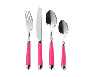 PREMIER Housewares 0922198 Set di Posate, 16 Pezzi, Colore: Fuchsia