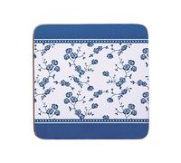 PREMIER Housewares 1203609 Set di 4 Sottobicchieri Sughero, Disegno Blue Rose