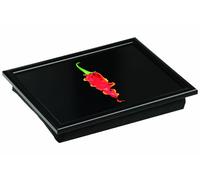 PREMIER Housewares 1207894 Vassoio Portatile con Cuscino, Peperoncino Fiammeggiante