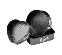 PREMIER Housewares 506210 Set di 3 Forme Torta Primavera, Antiaderente