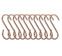 Premier Housewares 507210 - Set di 10 ganci Sorello, in ferro, oro rosa, 1 x 5 x 8 cm