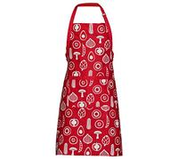 Premier Housewares 5100131 Grembiule BESA, 100% Cotone, Rosso