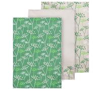 PREMIER Housewares 5100149 Cow Parsley Set da 3 Strofinacci, 100% Cotone