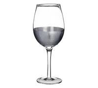 Premier Housewares Apollo-Set di 4 Bicchieri da Vino Grandi, Argento, 7 cm, 4 unità
