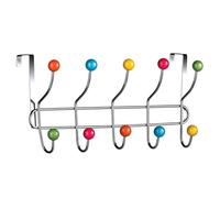 Premier Housewares Appendiabiti da porta con 10 ganci e pomelli multicolore