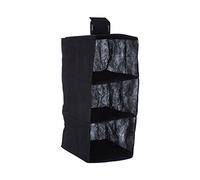 Premier Housewares Appeso Indumento, 3 Scomparti, Poliestere, Black, 28 x 28 x 57 cm