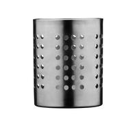 Premier Housewares Porta posate in acciaio INOX satinato, diametro 10 cm