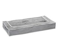 Premier Housewares Borsa portaoggetti sotto Il Letto, Poliestere/Cotone/Rayon, Grigio, 106 x 46 x 15 cm