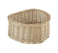 Premier Housewares Cesto a Forma di Cuore Willow, Salice, Grigio