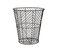 Premier Housewares Cesto portaoggetti, Ferro, Nero
