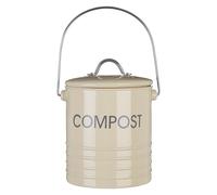 PREMIER Housewares Compostiera con Maniglia, Crema