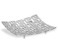 Premier Housewares Delphi - Piatto piccolo, colore: Argento