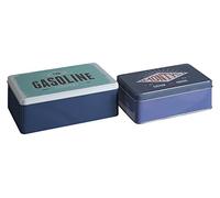 Premier Housewares Hot Rod-Set di 2 barattoli rettangolari, Stagno, Multicolore, 13 x 20 x 7 cm, 2 unità