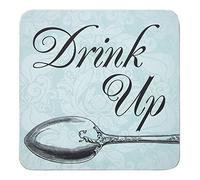 Premier Housewares Let' s Eat sottobicchieri, Sughero, Verde, 10 x 0.13 x 10 cm