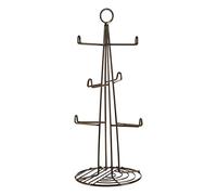 Premier Housewares Mug Tree, Ferro, Nero