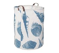 Premier Housewares Portabiancheria in Poliestere e Cotone, Poliestere/Cotone/Rayon, Blu