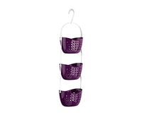 PREMIER Housewares Portaoggetti da Doccia 3 Livelli, PP Viola