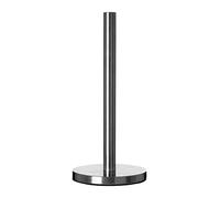 Premier Housewares Portarotolo da Cucina in Cromo con Base Tonda, altezza 32 cm