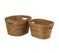 Premier Housewares posidonie cestello portaoggetti, Set di 2, Naturale