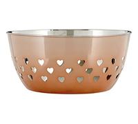 Premier Housewares PREM-0507454 Ciotola, Modello Cuore, Acciaio Inossidabile, Oro/Rosa, 20x20x9 cm