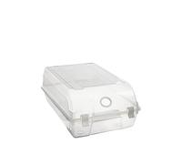 Premier Housewares PREM-1901635 Contenitore Scarpe da Uomo, Polipropilene, Chiaro, 37x22x14 cm