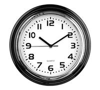 Premier Housewares PREM-2200636 Orologio da Parete, Nero, 30x10x30 cm