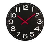 Premier Housewares PREM-2200661 Orologio da Parete, PVC, Nero, 58x5x58 cm