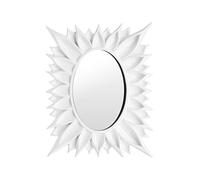 Premier Housewares Premier Cornice portafoto Floreale, 10 x 15 cm, Colore: Bianco, Polyresin, High Gloss, Multicolore, 4 x 6 Inches