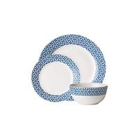 Premier Housewares Servizio Tavola 12 pezzi Blu