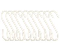 Premier Housewares - Set di 10 Sorello Ganci, Ferro, White, 1 x 5 x 8 cm