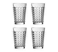 Premier Housewares - Set di 4 Bicchieri Pyramid Hi Ball, 8 x 8 x 13 cm