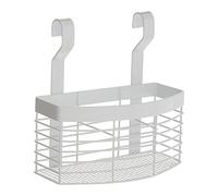 Premier Housewares Sorello Cestino portaoggetti da Appendere, in Ferro, Bianco, 12 x 20 x 21 cm