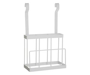 Premier Housewares Sorello Coltello appesi Rack, Ferro, Bianco, 12 x 24 x 39 cm