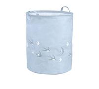 Premier Housewares Swift-Borsa portabiancheria, Poliestere/Cotone/Rayon, Blu, 38 x 38 x 48 cm